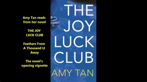 joy cluv|The Joy Luck Club Feathers from a Thousand Li Away: .